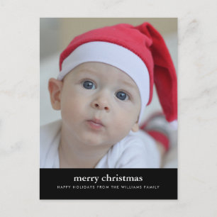 MERRY CHRISTMAS Adicione seu cartão postal de fot