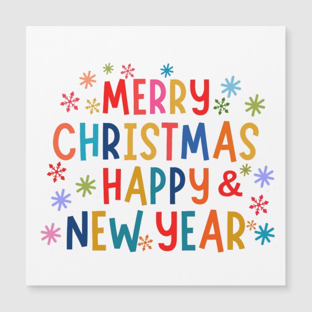 MERRY CHRISTMAS AND HAPPY NEW YEAR (Frente)