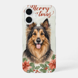 Merry Christmas Dog Festive Holiday Phone Case