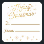 MERRY CHRISTMAS / Etiquetas do adesivo de Natal<br><div class="desc">Uma Etiqueta de Presente de Vinheta de Natal personalizada que você pode personalizar feita a tempo da temporada de Férias! Inspirada pelas canções de Natal do passado natalício, a letra "Desejamos-lhe um Feliz Natal" é uma forma excelente de expressar o Vosso Feriado a um amado ou amigo especial. Você pode...</div>