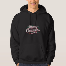 Merry Christmas Hoodie | Festive Holiday Pullover