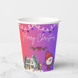 Merry Christmas Paper Cups