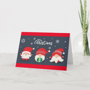 MERRY CHRISTMAS PARA O CARTÃO "MEU AMIGO E FAMÍLIA