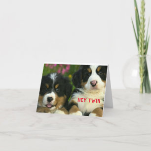 MERRY CHRISTMAS PARA UM CARTÃO ESPECIAL "TWIN"