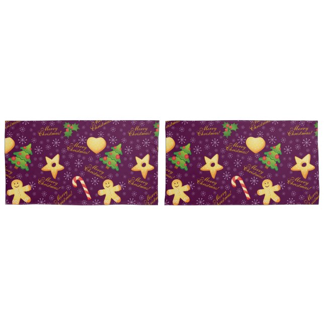 Merry Christmas Pillowcases (Frente - conjunto)