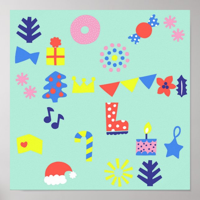 MERRY CHRISTMAS Poster (Frente)