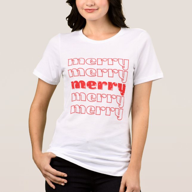 Merry Christmas T-Shirt (Frente)