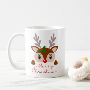 Merry Christmas typoografia caneca de café