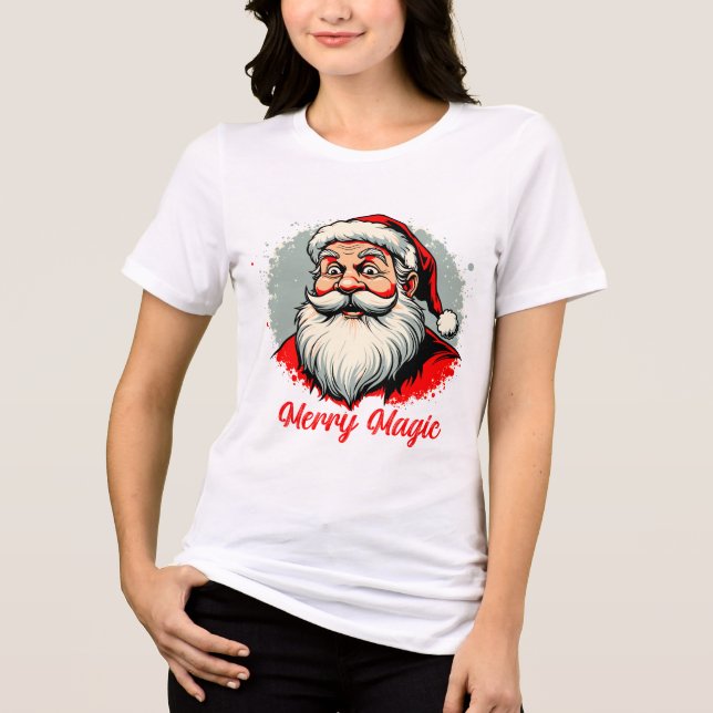 Merry Magic Santa Christmas Design  (Frente)