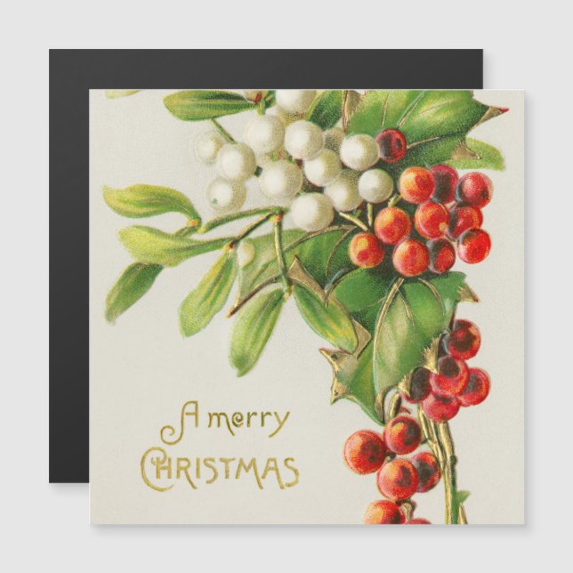 Merry Natal Vintage cherry (Frente/Verso)