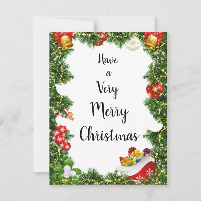 Mery Christmas Card 7 (Frente)