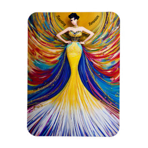 Mês da História da Mulher, Ímã Mulher Elegante