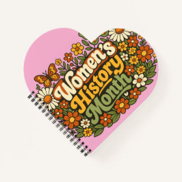 Mês da História da Mulher Retro 70s Floral Groovy