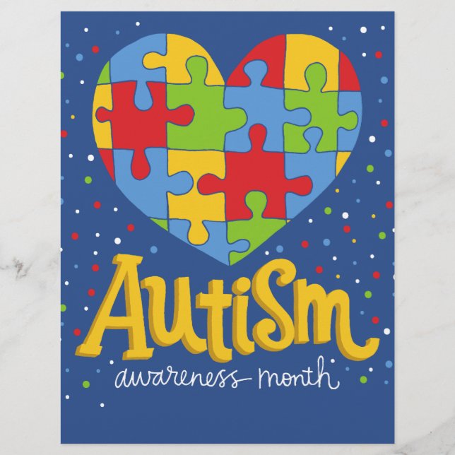 mês de conscientização sobre autismo (Frente)