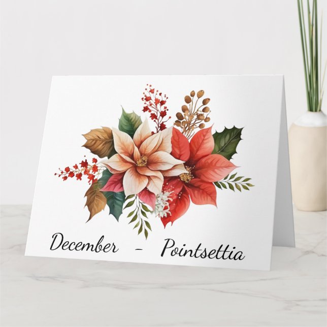 Mês do Cartão de Aniversário de dezembro (Frente)