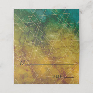 Mesa Bar ou Bat Mitzvah Marcante Cartão de Identificaçã