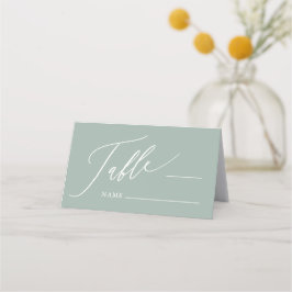 Mesa Batismo de Sage Green Cross Boy Dobrado Cartão de 