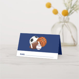 Mesa Cartão Azul de Aniversário do Esporte