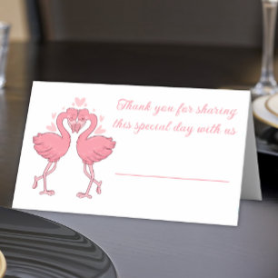 Mesa Cartão de Acompanhamento de Casamento Tropical Ros
