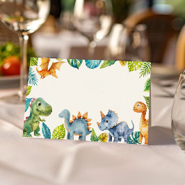 Mesa Cartão de Aniversário dos Dinossauros Bons