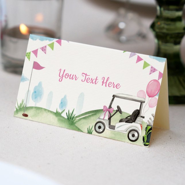 Mesa Cartão de Aniversário para Garota Rosa do Partido  (Criador carregado)