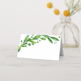 Mesa Cartão de assento de casamento de verão verde Jard