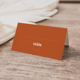 Mesa Cartão de Assento de Cerâmica Simples Formal Dobra