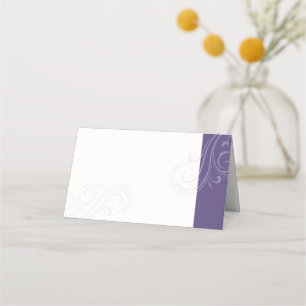 Mesa Cartão De Assento Roxo, Coleção De Casamentos Caro