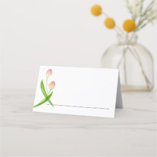 Mesa Cartão de casamento ou de lugar para eventos Tulip