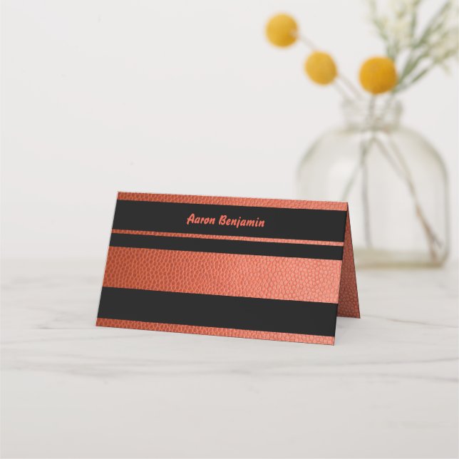 Mesa Cartão de Colocação para a Coleção Mitzvah do Bar  (Frente)