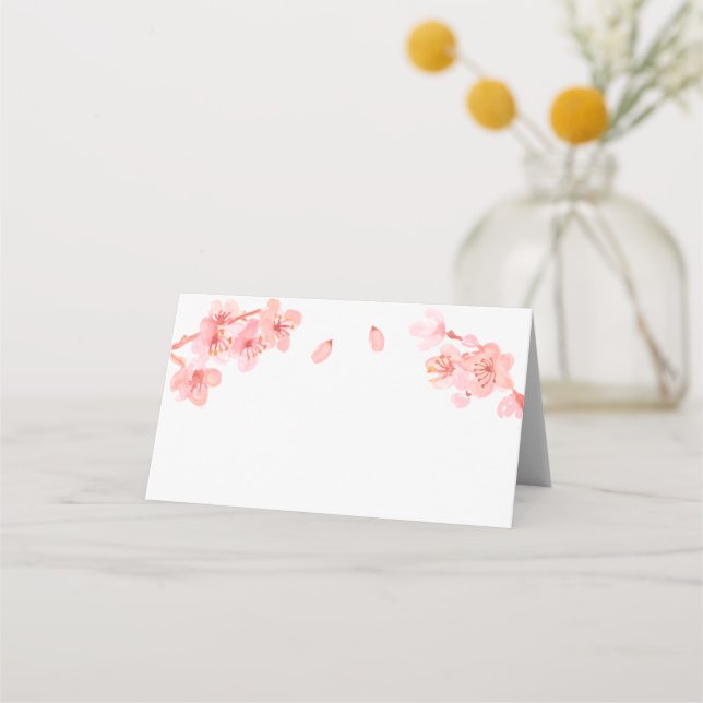 Mesa cartão de depósito cor-de-rosa (Frente)