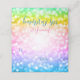 Mesa Cartão de Escolta do aniversário de criança Unicor