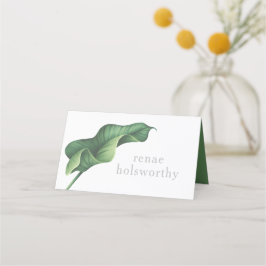 Mesa Cartão de escolta tropical, casamento tropical