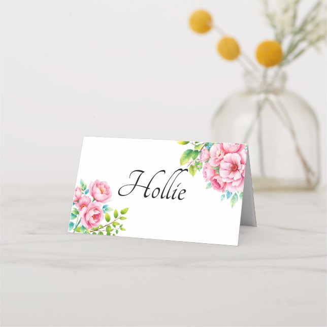 Mesa Cartão de Local de Casamento (Frente)