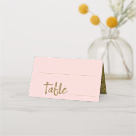 Mesa Cartão de Local de Casamento Cor-de-Rosa Cor-de-Lo