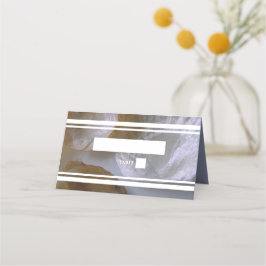 Mesa Cartão de Local de Casamento de Praia Clams