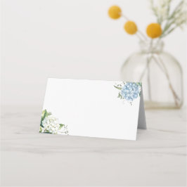 Mesa Cartão de Local de Casamento Elegante Hortênsia Az