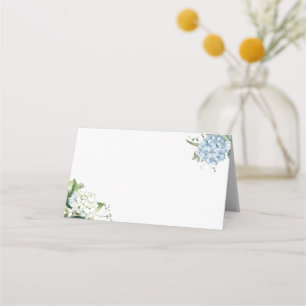 Mesa Cartão de Local de Casamento Elegante Hortênsia Az
