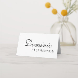 Mesa Cartão de Local de Casamento Minimalista Moderno D