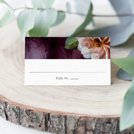 Mesa Cartão de Local Floral Moody Rustic