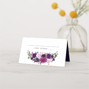 Mesa Cartão de Localidade de Boho Floral de Lavanda Rox