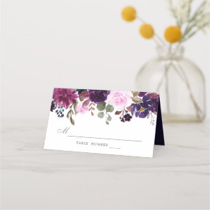 Mesa Cartão de Localidade de Boho Floral de Lavanda Rox