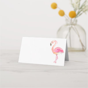 Mesa Cartão de lugar rosa flamingo, bonito
