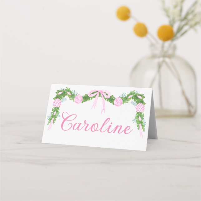 Mesa Cartão de Vestido da Prateleira de Pia Rosa (Frente)