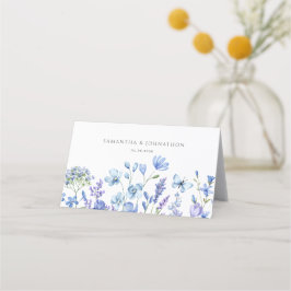 Mesa Cartão Dobrado Floral de Casamento com Flor Silves