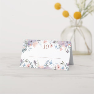Mesa Cartão Local de Boho Floral Floral