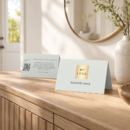 Mesa Código QR de boas-vindas para convidados cartão de