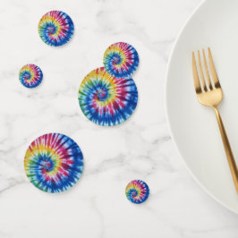 Mesa Confetti Rainbow Tie Dye Colores Arco-íris