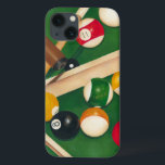 Mesa de Billiards da vida com bolas e giz<br><div class="desc">Arrume-os com esta pintura espetacular de uma mesa de bilhar por Jennifer Goldberger. As bolas parecem novas,  o feltro parece imaculado,  e o giz já foi aplicado aos paus de sinalização. Segure isso em sua casa,  ou entregue a um amigo ou amado que goste de um jogo de piscina!</div>