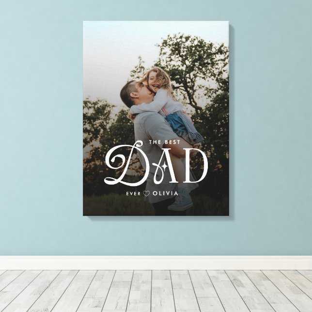 Mesa de Canvas Personalizada com Foto do Melhor Pa (Insitu(piso de madeira))